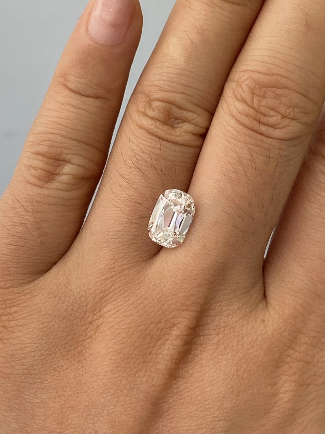 2.7ct Old Mine Elongated Cushion