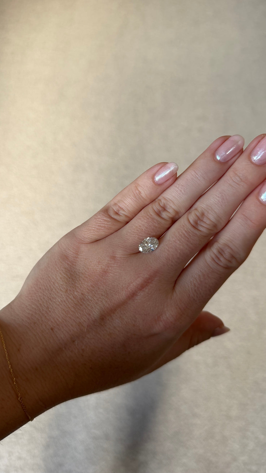 2.00ct Oval Cut Lab Diamond
