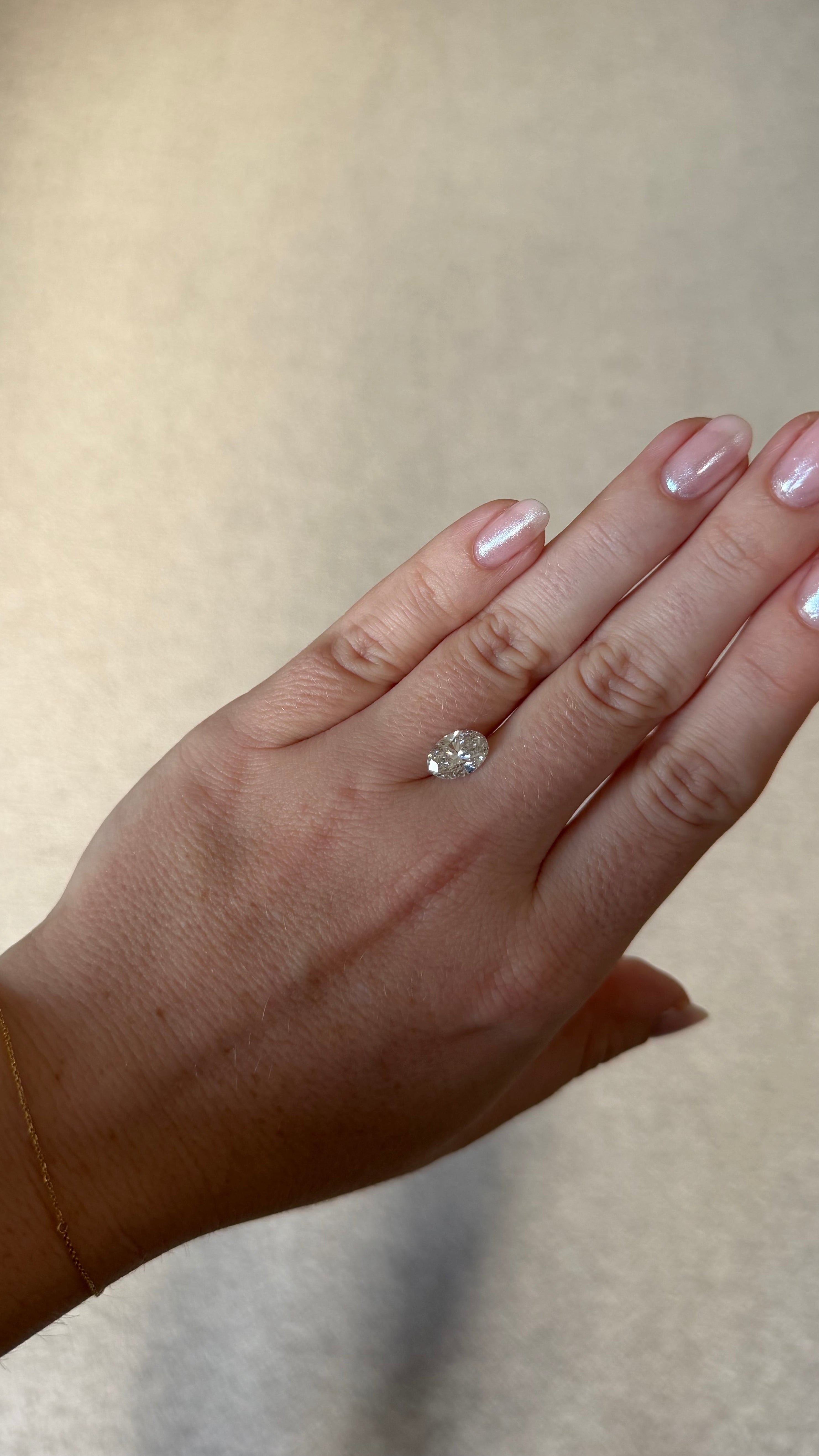 2.00ct Oval Cut Lab Diamond